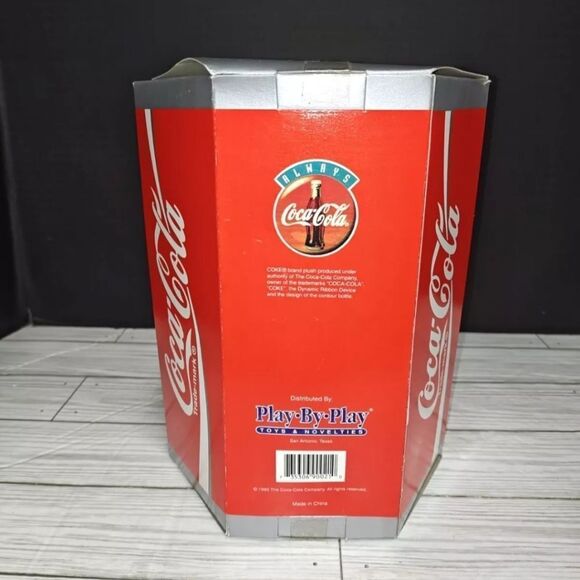 Coca Cola Vintage Polar Bear Plush & Watch By Cavanagh With Santa Graphic 1999 - Picture 6 of 9